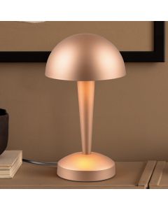 Taupe table lamp modern, Delila, with touch dimmer