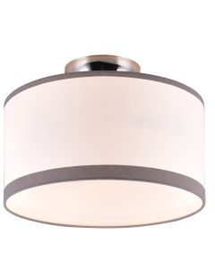 White flush ceiling light modern, Denley
