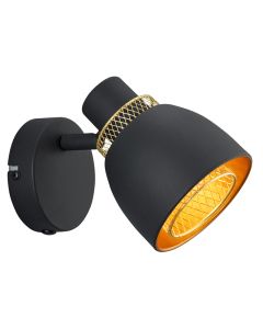 Black wall spotlight modern, Sylvano
