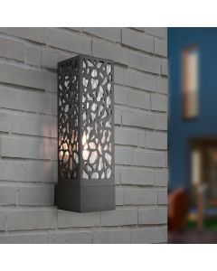 Anthracite outdoor light modern, Tobias, IP44