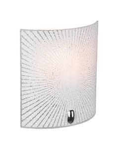 Chrome wall light metal, Quinten