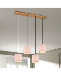 Nickel pendant light vintage, Milco