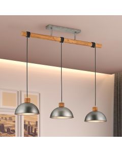 Nickel pendant light vintage, Amarey