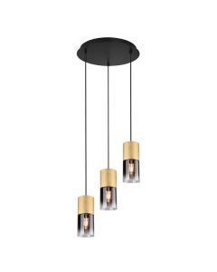 Brass pendant light modern, Amadi