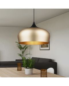 Brass pendant light modern, Kinga