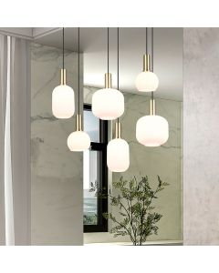 White pendant light design, Nurullah