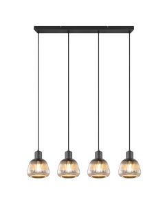 Black pendant light modern, Meriem