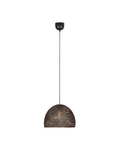 Rattan pendant light brass, Kardelen