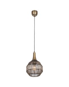 Bronze pendant light rustic, Rins