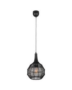Black pendant light rustic, Rins