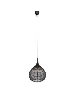 Black pendant light rustic, Rins