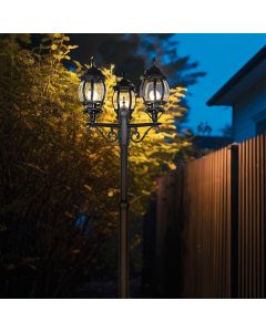 Black lamp post classic, Evander, IP23