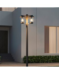 Anthracite outdoor light modern, Kerstin, IP44