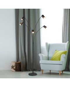Black floor lamp modern, Kaso