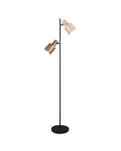 Multicoloured floor lamp metal, Amila, with switch