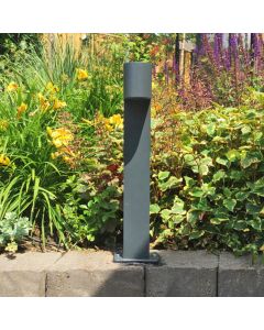 Anthracite outdoor light modern, Laurien, IP44