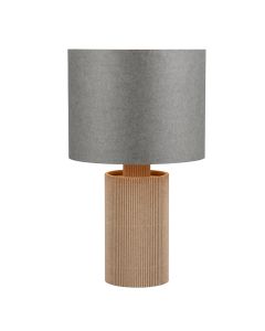 Grey table lamp rustic, Stach, with switch