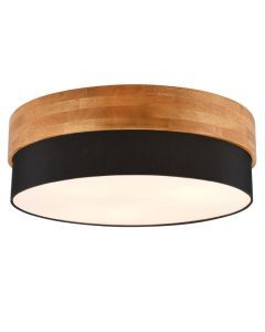 Black flush ceiling light modern, Sylvia