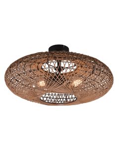 Black flush ceiling light modern, Maxim