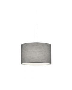 Gray round 2-phase track lighting hanging lamp Ivar