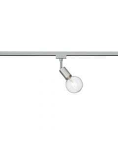 Chrome Carlton spot for 2 phase track lighting