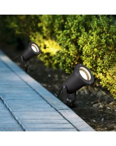 Anthracite garden spike light modern, Tau, IP65