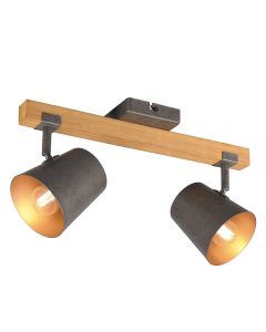 Nickel ceiling spotlight vintage, Keira