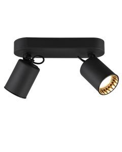 Black ceiling spotlight modern, Shaquan