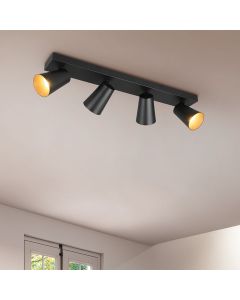 Black ceiling spotlight modern, Rawien