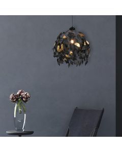 Black pendant light retro, Urwa