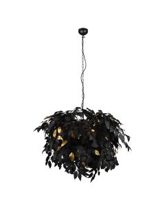 Black pendant light retro, Urwa