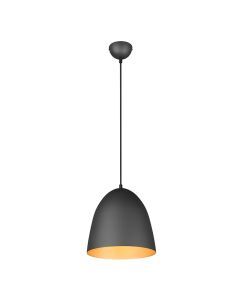 Black dome pendant light modern, Ingmar