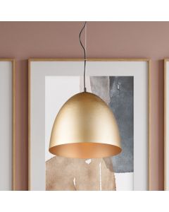 Brass dome pendant light modern, Ingmar