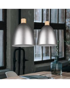 Nickel pendant light metal, Casparus