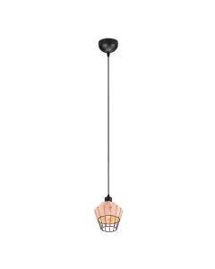 Rattan pendant light brown, Mirne