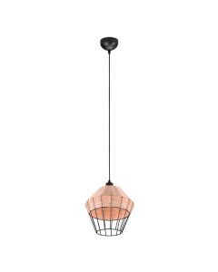 Rattan pendant light brown, Mirne