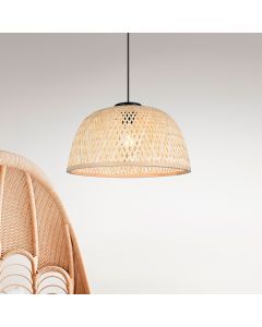Rattan pendant light brown, Laut