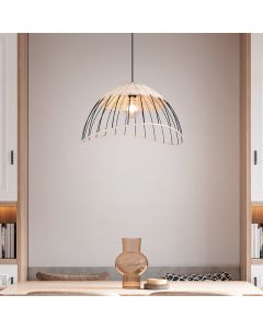 Rattan pendant light brown, Rauf