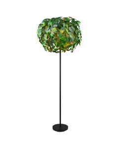 Green floor lamp design, Urwa, with switch