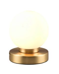 Brass table lamp metal, Serdal, with switch