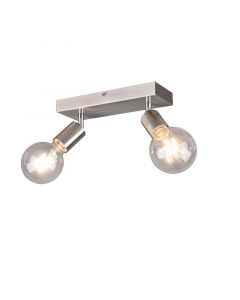 Nickel ceiling spotlight modern, Odin, with switch