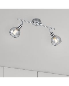 Chrome ceiling spotlight modern, Omari