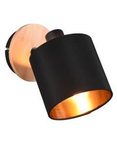 Brown wall spotlight modern, Koge