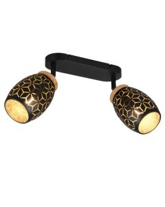 Black ceiling spotlight modern, Delana