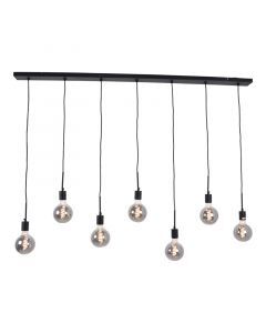 Industrial dining table hanging lamp black, Bolb