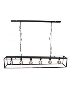 Industrial dining table hanging lamp black, Redox