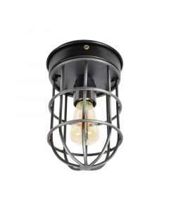 Industrial ceiling light black, Nova