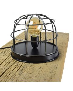 Industrial table lamp black, Nova, with switch