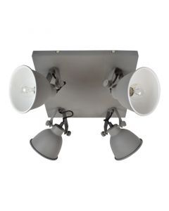Industrial ceiling spotlight grey, Redon