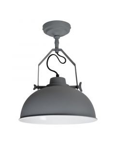 Industrial flush ceiling light grey, Fellen